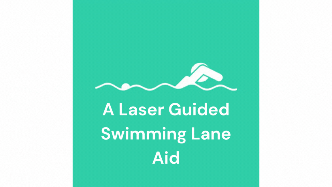 A Laser Guided Swimming Lane Aid